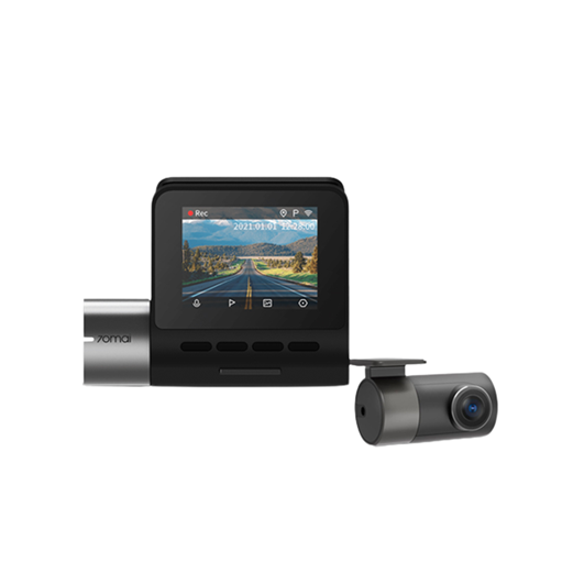 Picture of 70mai Dash Cam Pro Plus + Rear Cam Set - A500S-1 [2.7K Ultra HD Video | App Enabled | Dual-Channel Recording | Built-in Wifi and GPS]